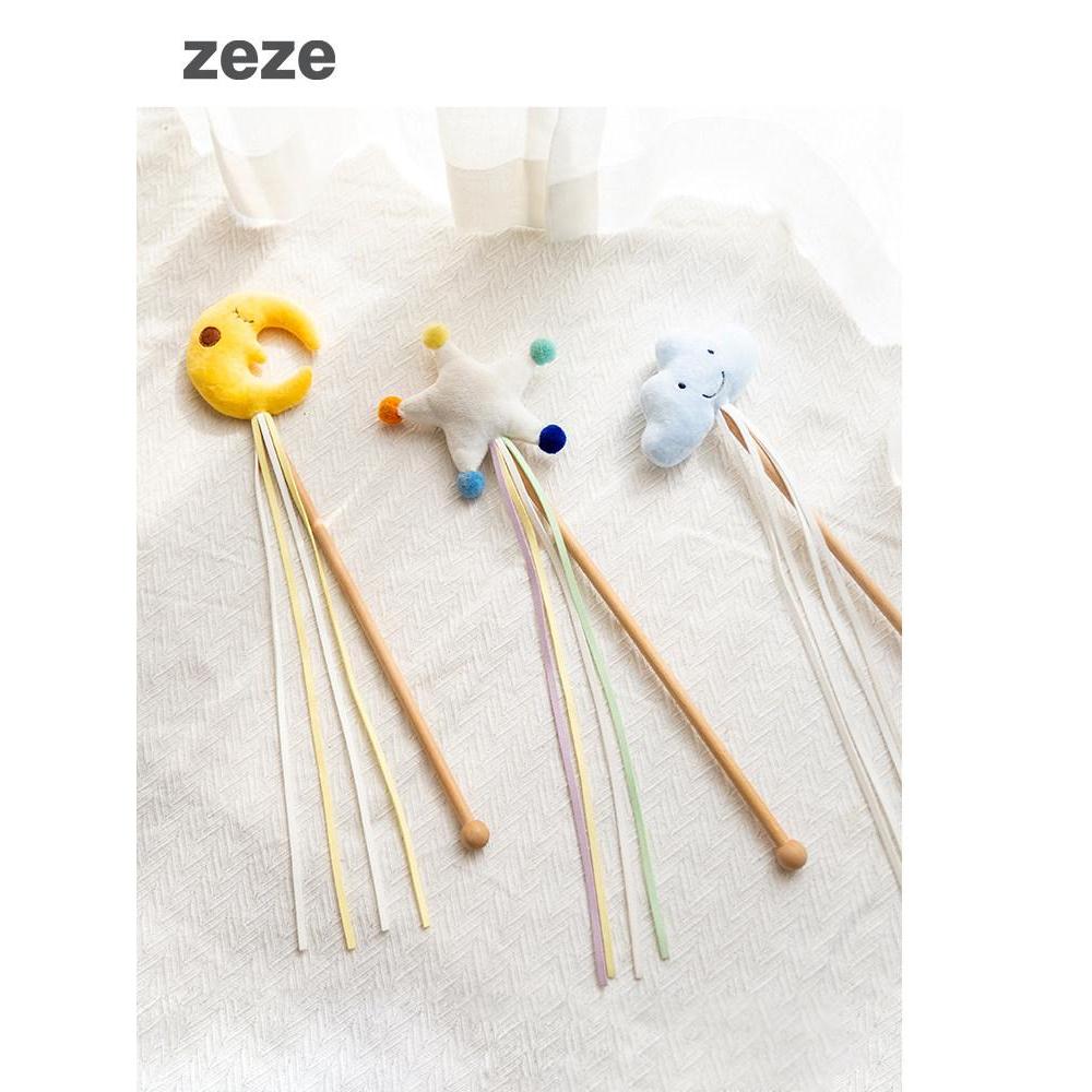 Zeze Star Teaser zeze Star Cat Teaser ของเล่นแมว Catnip ของเล่นแมว Self-Happy Cat Supplies ze Star C