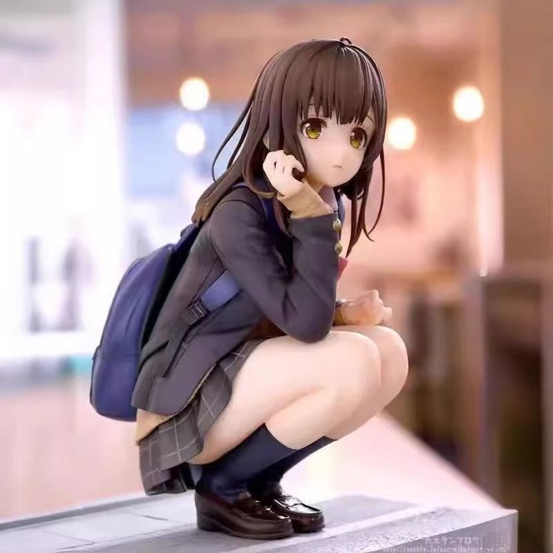 การโกนหนวดและหยิบนักเรียนหญิงมัธยมปลาย Ogihara Sayu Squatting สาวสวย jk รูปรุ่นแชสซี T