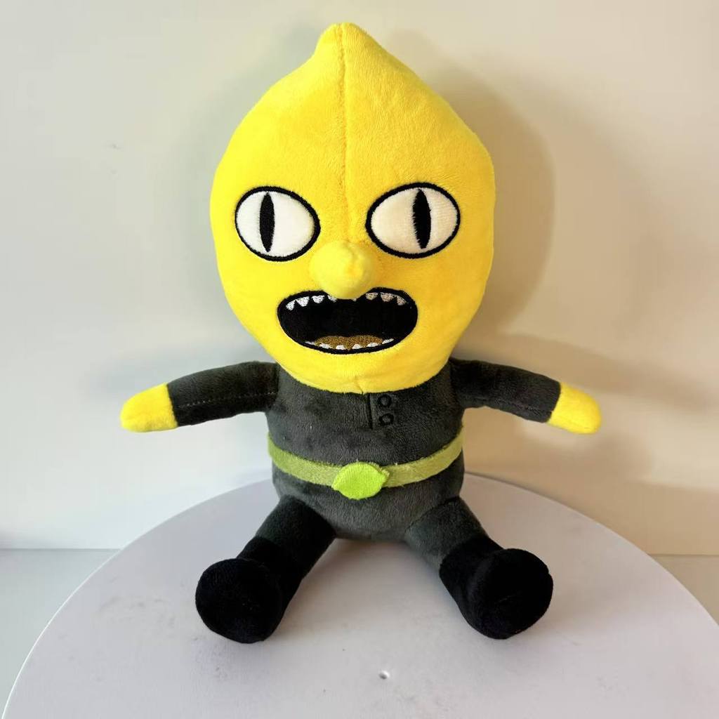 ADVENTURE TIME ADVENTURE TIME Earl of Lemongrab Lemon ตุ๊กตาของเล่นตุ๊กตาเด็กผู้หญิงของขวัญสําหรับวั