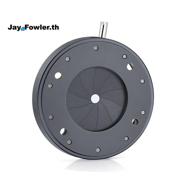[Jay_Fower]1.5-17MM รูรับแสงด้วยตนเองปรับ Mechanical Iris ไดอะแฟรม Iris สําหรับกล้องจุลทรรศน์กล้องดิ