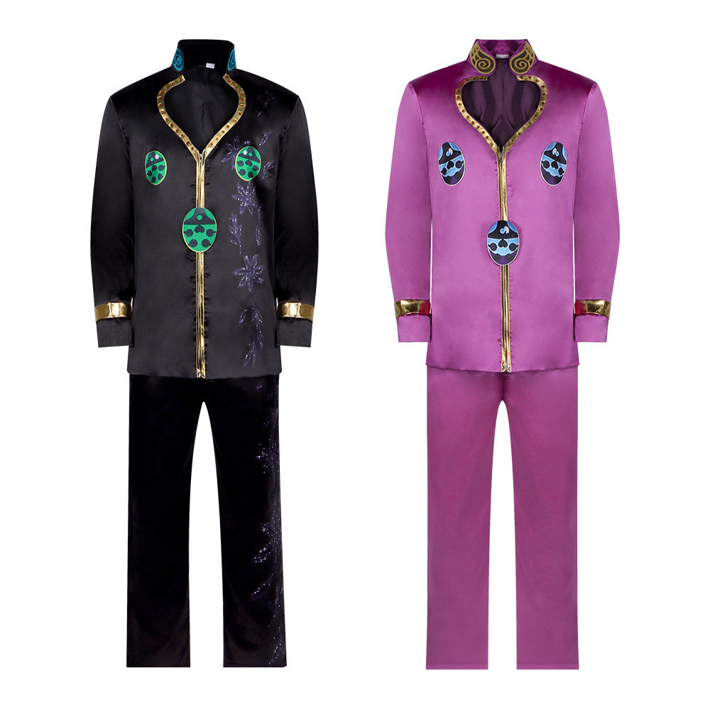 JOJO's Bizarre Adventure cosplay costume, Giorno Giovanna cosplay, Halloween Golden Wind performance