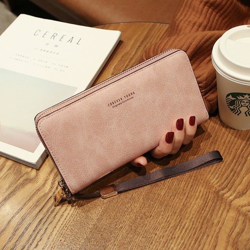 Qi Manshi Coin Zipper Take Multi-capsition Machine Coin Wallet Commuter ทนทาน