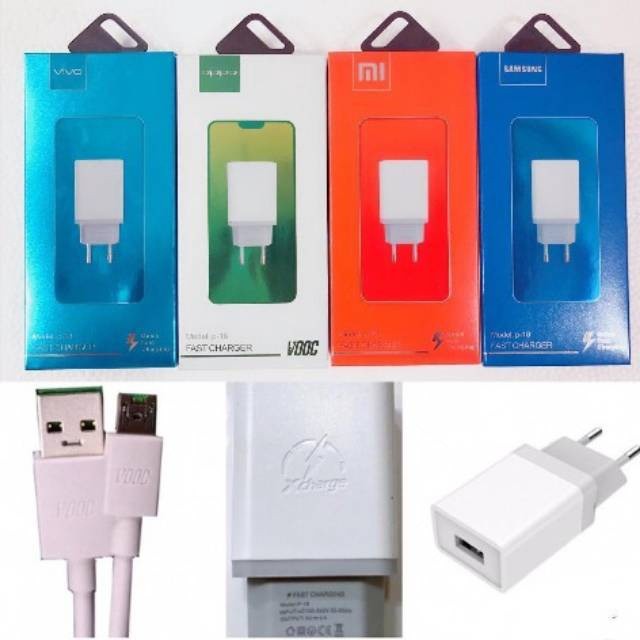 { FastGadget Store } [ CHARGER ] Travel Charger P-18 5V 4A Branded Micro USB Android 4A