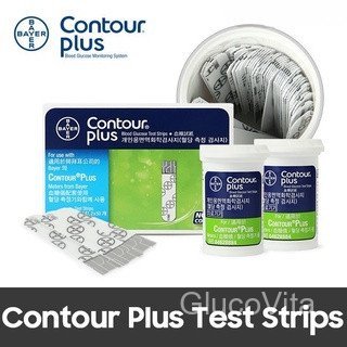 แถบทดสอบ Contour Plus 50/100 แผ่น (Exp: ล่าสุด) GlucoVita