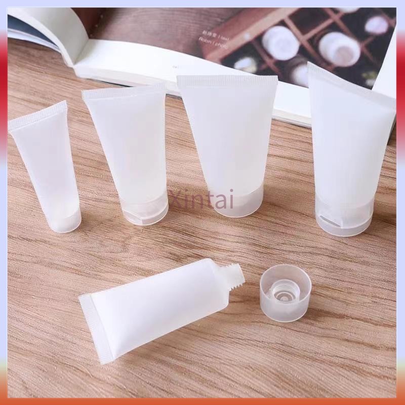 Xintai หลอดใส่เจล หลอดบีบ หลอดเจล แบบหนา หลอดครีมเปล่า 30ml /50ml /100ml ฝาปิดสนิท