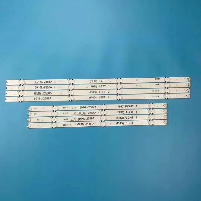 LED backlight strip bar สําหรับ 49LW540S 49LH630V LC490DUE (FJ)(M1) 49LH604V 6916L-2586A 2587A 2588A