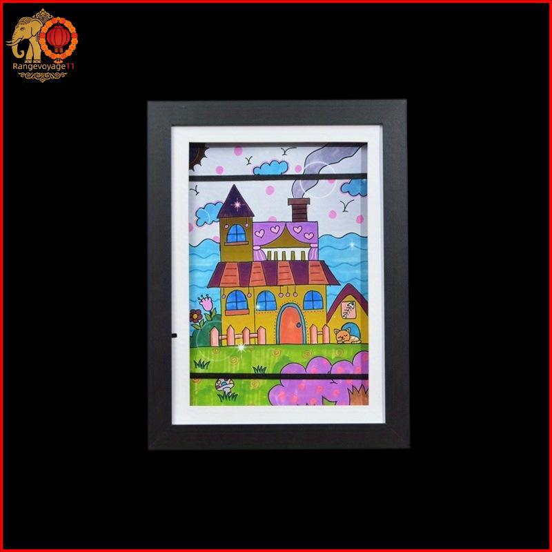 [RG1] A4 เด็กศิลปะกรอบแม่เหล็กด้านหน้าเปิดเปลี่ยนเด็ก Frametory สําหรับโปสเตอร์ภาพวาดภาพวาดจอแสดงผลต