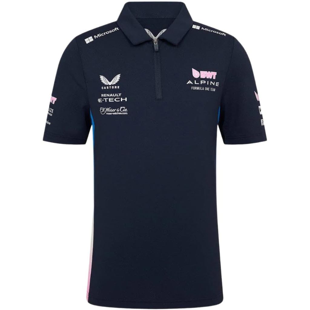 เสื้อโปโลทีมเด็ก Castore Alpine Racing F1