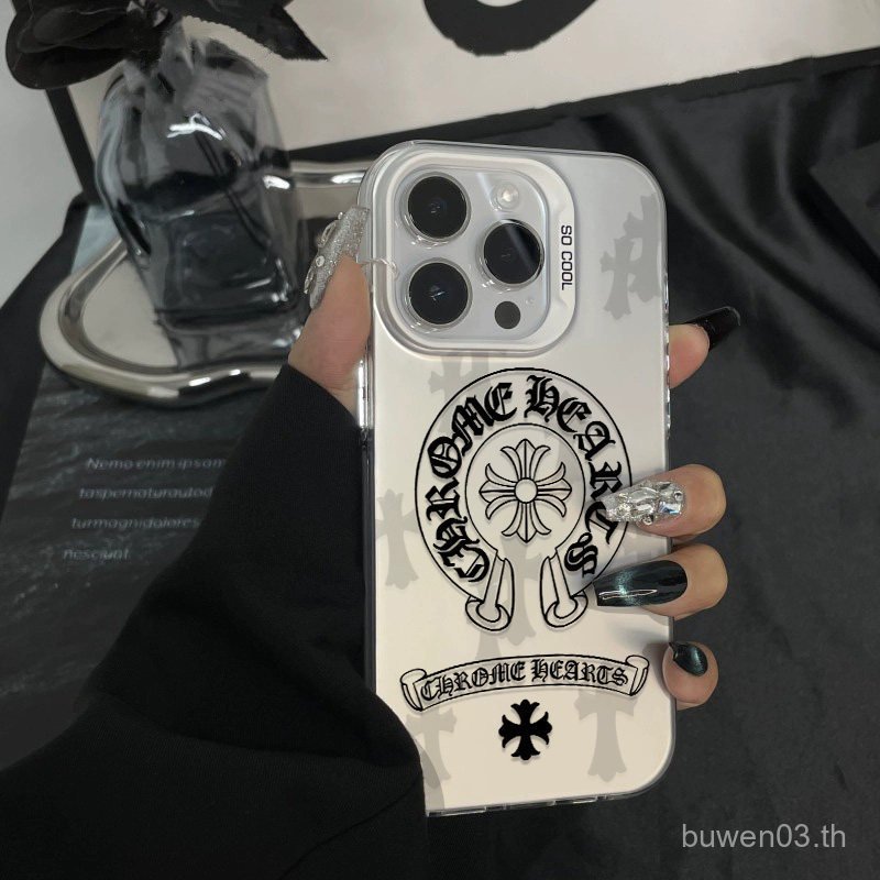 เหมาะสําหรับ Apple 17/16 Shell Crow Core Cross iphone15 High-End Feel 14ProMax หญิงสไตล์ใหม่ 50 Boys