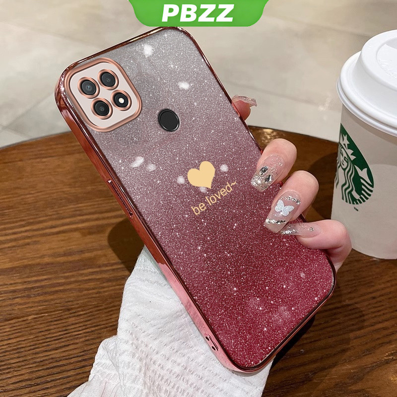 PBZZ  เคส มือถือ ซิลิโคนนิ่ม ใส กันกระแทก แต่งกลิตเตอร์ สําหรับ oppo a15 a15s a35 SFAX01 ราคา ถูกที่สุด ดีลบีเคเค แกลเลอรีภาพที่ 2