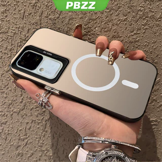 PBZZ FOR เคส สําหรับปลอก VIVO V30 PRO 5G 2024 VIVO V30 V30E 5G เคสโทรศัพท์เคสแข็ง TPU Protector Smooth กันกระแทกออกแบบใหม่ความงามไร้สายแม่เหล็กดูด CYBSWX01