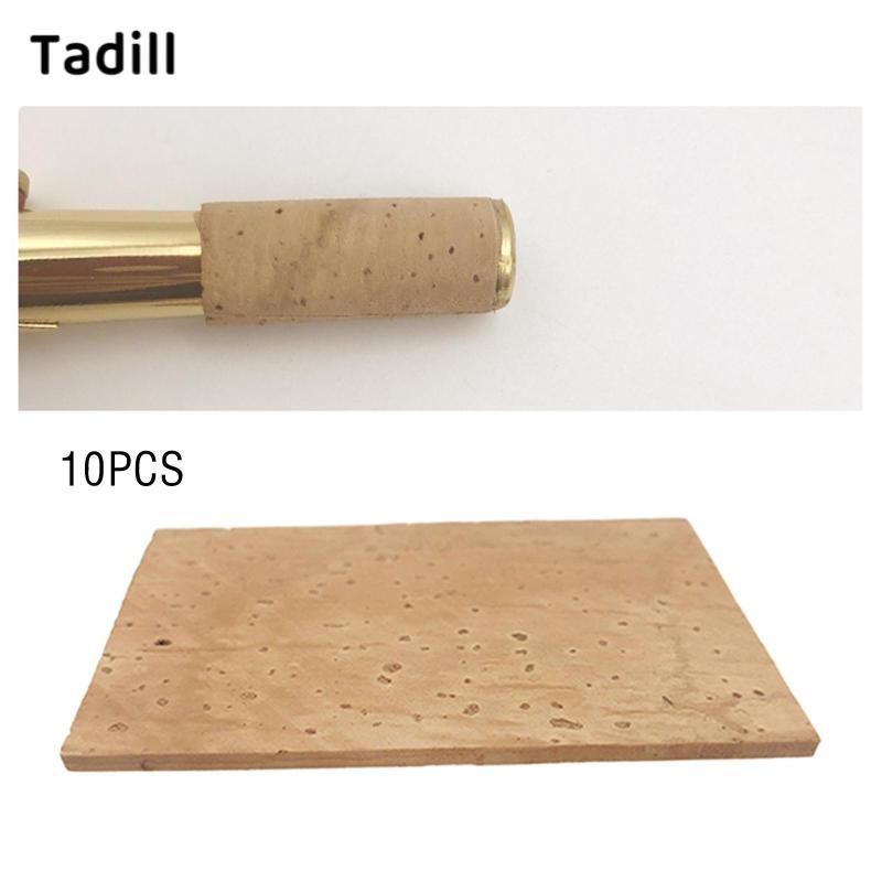 [negjsg] 10x คอ Joint Corks อุปกรณ์เสริมแซ็กโซโฟน Cork คอ Cork แผ่น Sax Joint Cork แผ่นสําหรับ Alto 