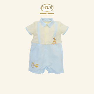 ENFANT ชุดบอดี้สูทเอี๊ยม เด็กชาย 3-12เดือน  EF8ES1