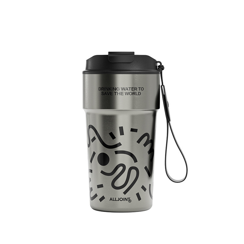 CIVAGO（20oz/600ml）แก้วกาแฟเซรามิกที่มีฝาปิดความจุขนาดใหญ่น่ารักแก้วเดินทางขวดน้ํารั่วของขวัญ