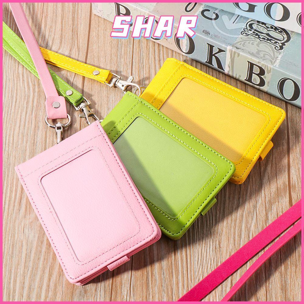 SHAR ที่ใส่บัตรทํางานแฟชั่นสํานักงานโรงเรียนธุรกิจ ID มัลติฟังก์ชั่น