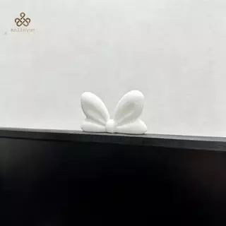HELINYUE Bow-Shaped Screen Decorator คอมพิวเตอร์ Monitor & Car Vent ตกแต่งความเครียด Fidget สําหรับสาว,เครื่องประดับพลาสติกสําหรับ Home Office TH