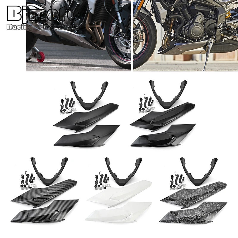 รถจักรยานยนต์ bellypan Lower Fairing แชสซีเครื่องยนต์สําหรับ Triumph Street Triple 765R 765RS 765 R 