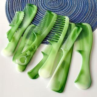 10Pcs Green Hair Combs Set for Women and Men Hair Styling Tool, Coarse, Fine Dressing Comb New Gifts