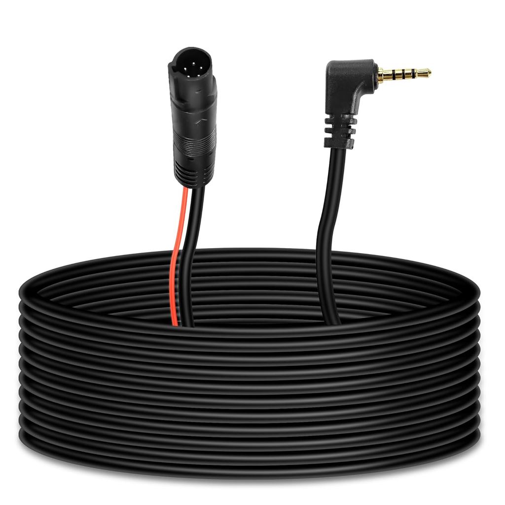 MEIRYFA 5 Pin Dash Cam Cable สายกล้องมองหลัง 5 Pin Male to 2.5mm Male Plug Car Backup Camera Reverse