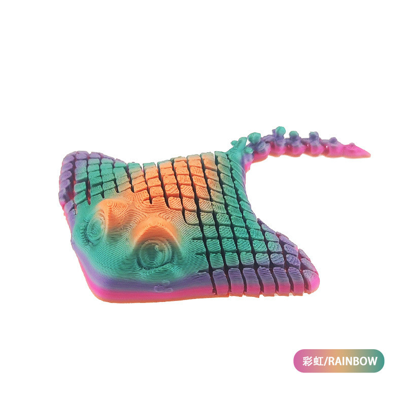 3D การพิมพ์ Mullet Velcro Joint Movable Marine สัตว์ค้างคาว Mullet Decompression แผ่น CM87