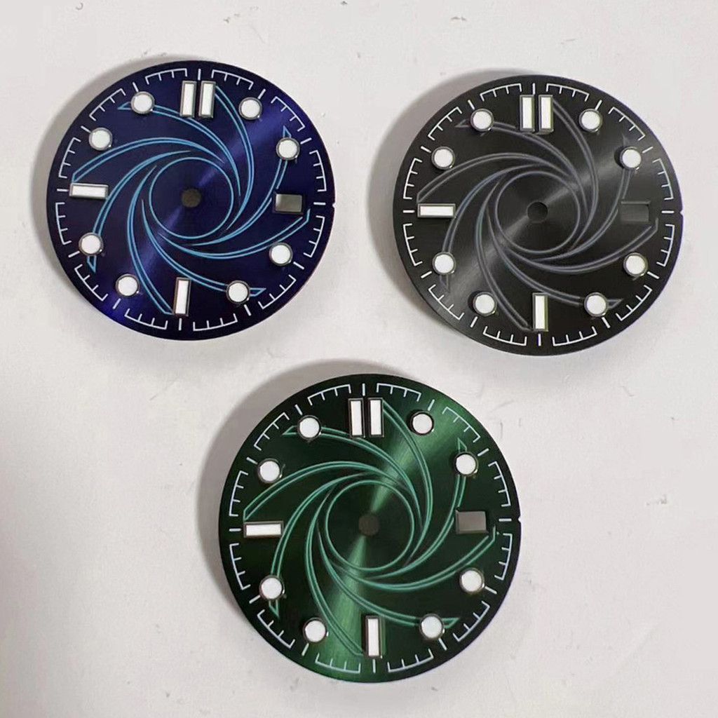 31 มม.นาฬิกาผู้ชาย Dial Custom Mechanical Movement Luminous Dial สําหรับ ETA2836/2824 Mingzhu DG2813