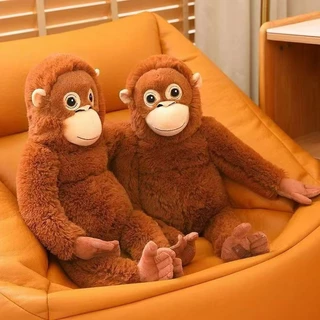 ตุ๊กตากอริลล่า ตุ๊กตาลิง Punchi-kun ตุ๊กตาขนฟู นุ่มน่ารัก ความยืดหยุ่นที่ดี ของขวัญวันเกิด