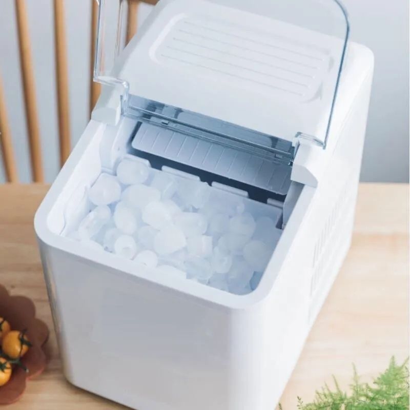 Small Ice Maker Home Dorm Portable Cube Ice Maker Low Power Fast Ice Production Outdoor Student