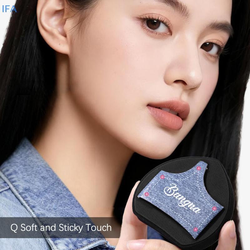 IFA 3 ชิ้น/กล่อง Soft Slipper รูปร่างคาวบอยแป้งพัฟเปียกและแห้ง Dual-use คอนซีลเลอร์ Skin-friendly เค