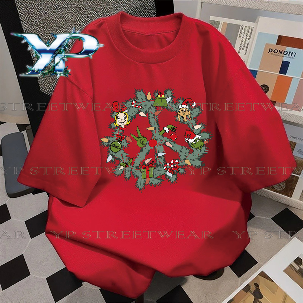 โมเดล โมเดล202624Ht-shirtgrinchchristmasshipping&codmoden2026unisexcod100t-shirtkapast-shirt แฟชั่น 