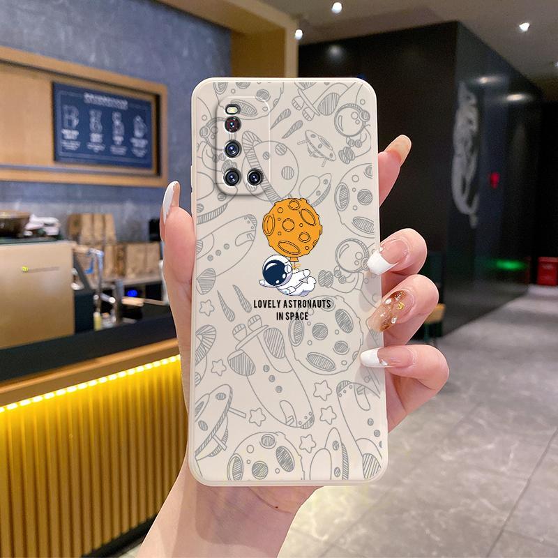 เคส vivo V19 เคสโทรศัพท์ภาพประกอบนักบินอวกาศแบบนิ่มซิลิโคน TKR ราคา ถูกที่สุด ดีลบีเคเค แกลเลอรีภาพที่ 5