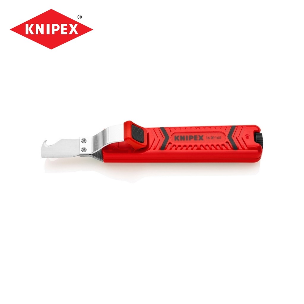 KNIPEX มีดปอกสายไฟ พร้อมใบมีด รหัส 16 20 165 SB (คะนิเพค)