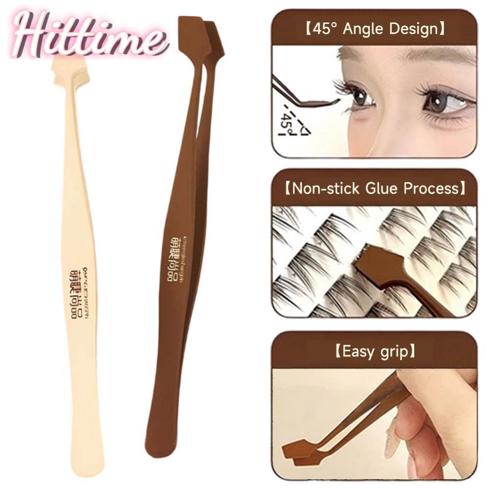 HITTIME ที่แม่นยํา Professional เครื่องมือแต่งหน้า Lash Applicator เครื่องมือ Eyelash Cluster Non Sl