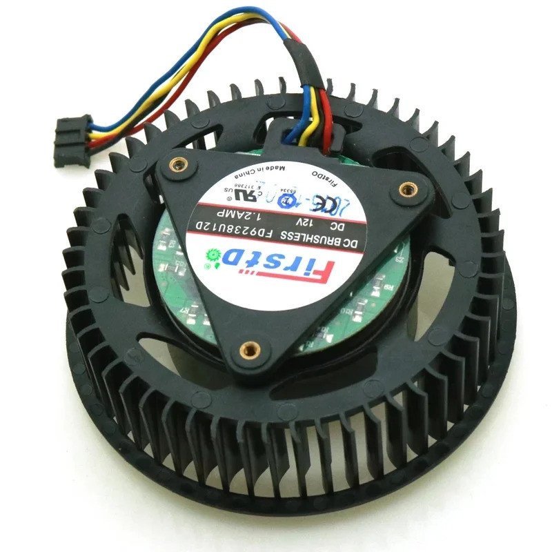 FD9238U12D DC12V 1.2A 75 มม.37*37 มม.พัดลม VGA สําหรับ ASUS GTX960 TURBO GTX970 OC กราฟิกการ์ด Coole
