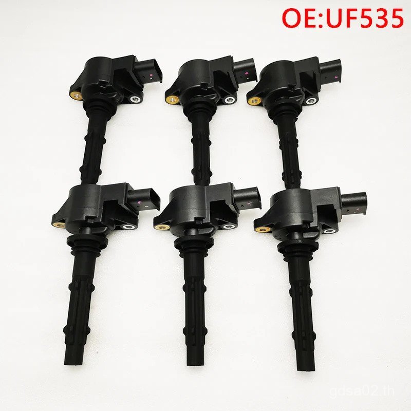 สําหรับ 6PCS UF535 คอยล์จุดระเบิดสําหรับ Mercedes-Benz E280 E300 E350 C230 C250 C280 C300 UF535 7SVH