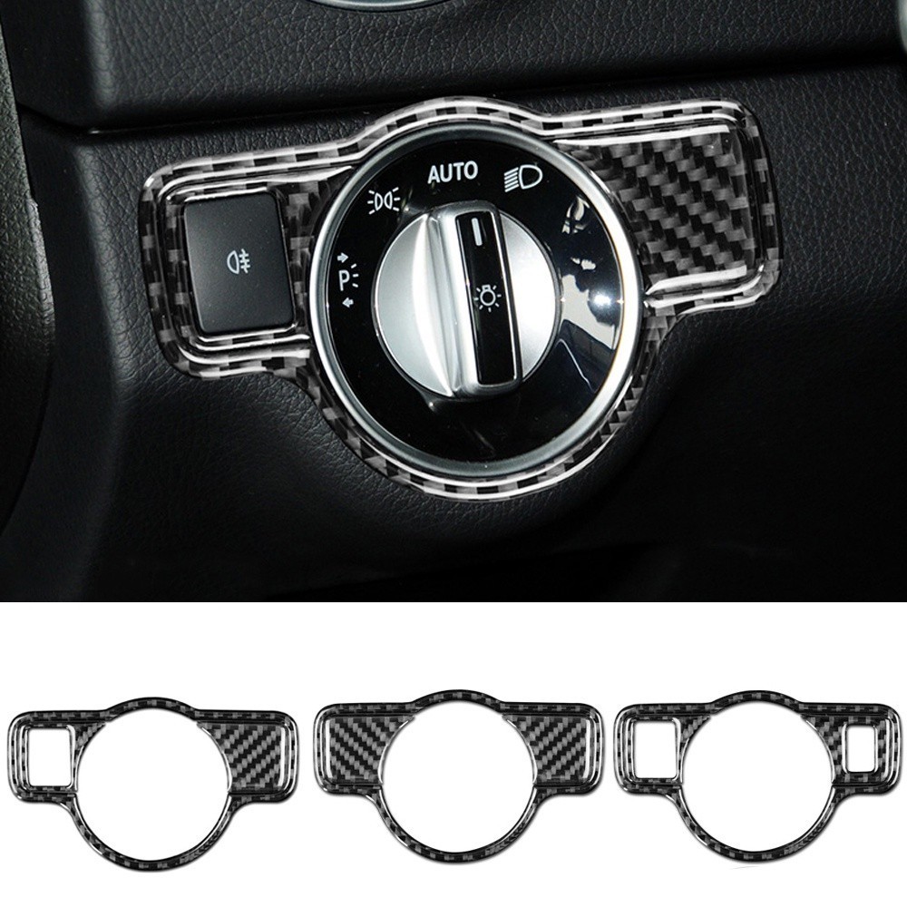 จัดแต่งทรงผมรถสําหรับ Mercedes Benz W204 W205 W246 W212 W211 C117 X205 MB GLA CLA GLC ไฟหน้ารถสวิทช์