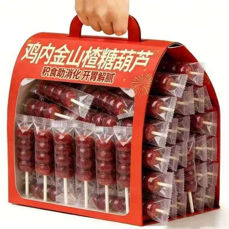 Chicken Hawthorn Candies Hawthorn Candies Gourd Skewers ไม่เติม Cane Candies Hawthorn Lollipops Snac