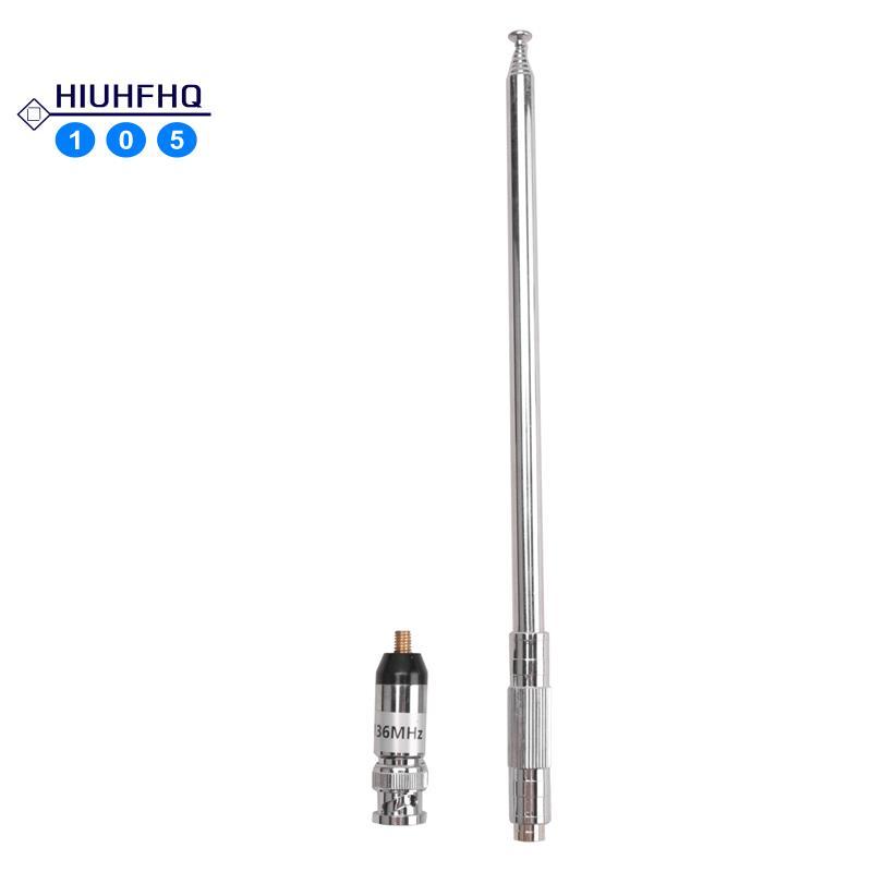 Hiuhfhq106118-136MHZ BNC Telescopic Antenna กําไรสูง Airband เสาอากาศสําหรับ TH-28A TH-48A TH-78A คว