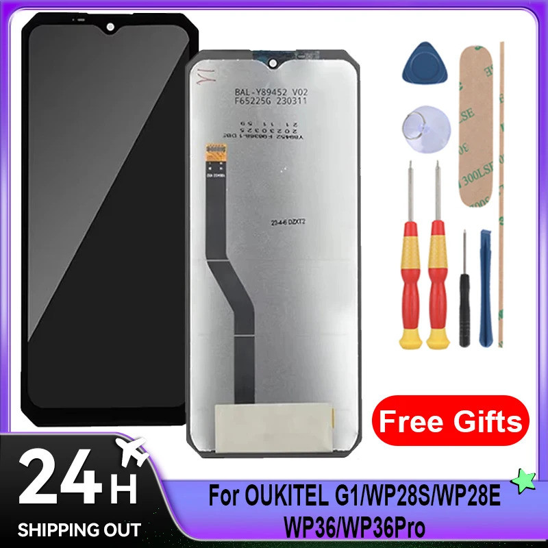 สําหรับ Oukitel G1 WP28S WP28E WP36 WP36 Pro WP23 Plus จอแสดงผล LCD + หน้าจอสัมผัส Full Assembly โทร