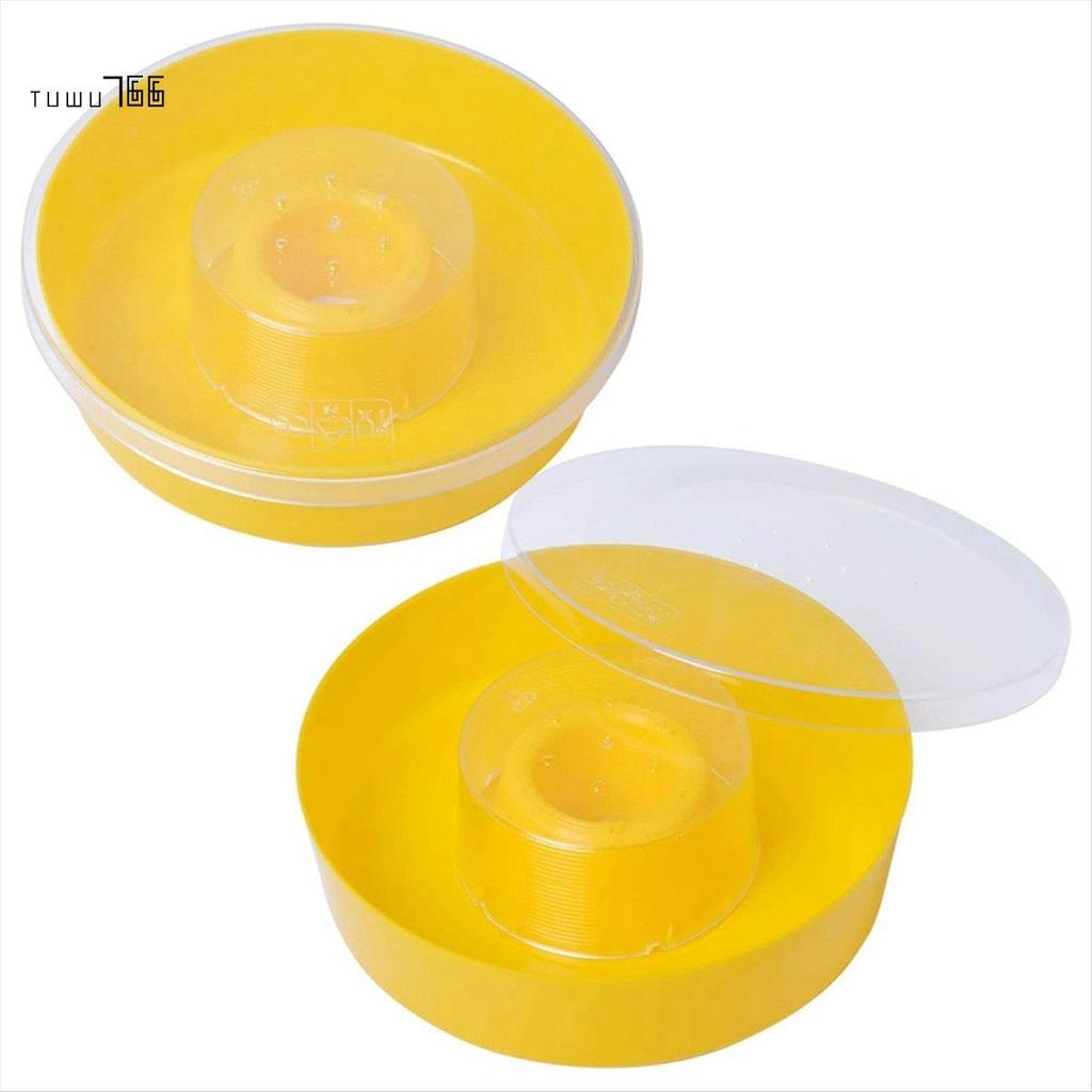 [tuwu766]Hive Round Hive Top Water Feeder ชามดื่มสําหรับผึ้งดื่มและอุปกรณ์การเลี้ยงผึ้ง (2-Pack)