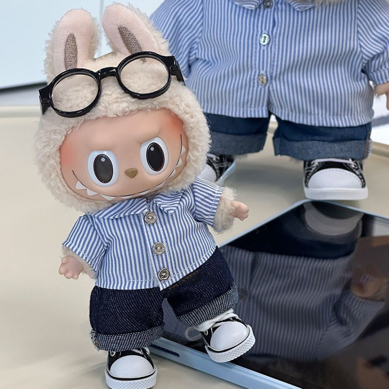 小夏日拉布布娃衣labubu马卡龙娃衣一二三代拉布布挂公仔替换衣3-26Little Summer Labubu Doll Clothes, Labubu Macaron Doll Clothes, 