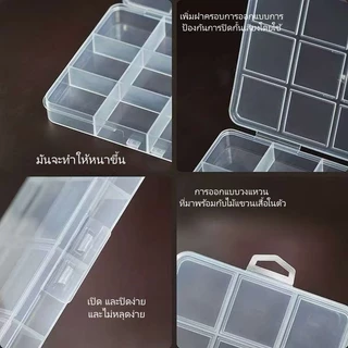 【สต็อกท้องถิ่น】1ชิ้น28/12ช่องกล่องเก็บพลาสติกใส-เครื่องประดับออแกไนเซอร์สําหรับงานฝีมือ ทําเอง & บ้าน พื้นที่จัดเก็บ