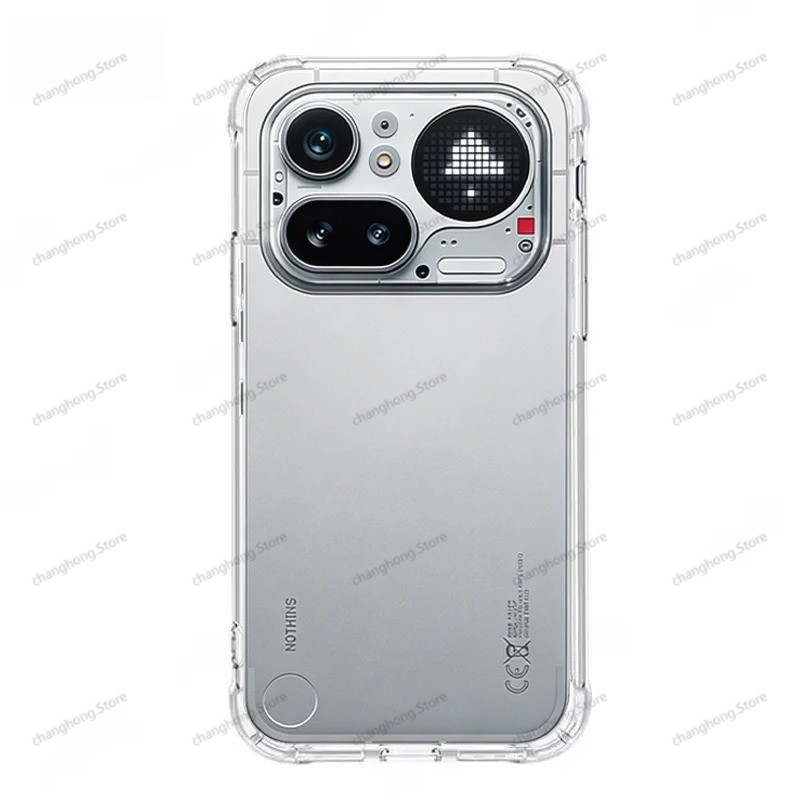 เคสกันกระแทกสําหรับโทรศัพท์ไม่มีอะไร 4a 3a 4a Pro 3a Lite 5G ซิลิโคนนุ่มสําหรับ Nothing โทรศัพท์ 4a Pro Clear ฝาหลัง ﻿