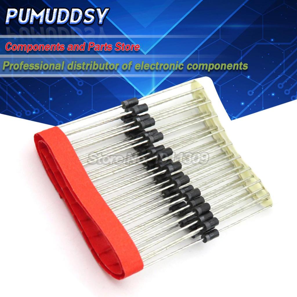 100PCS SF28 Super Fast Rectifier Diode 2A 600V DO-15