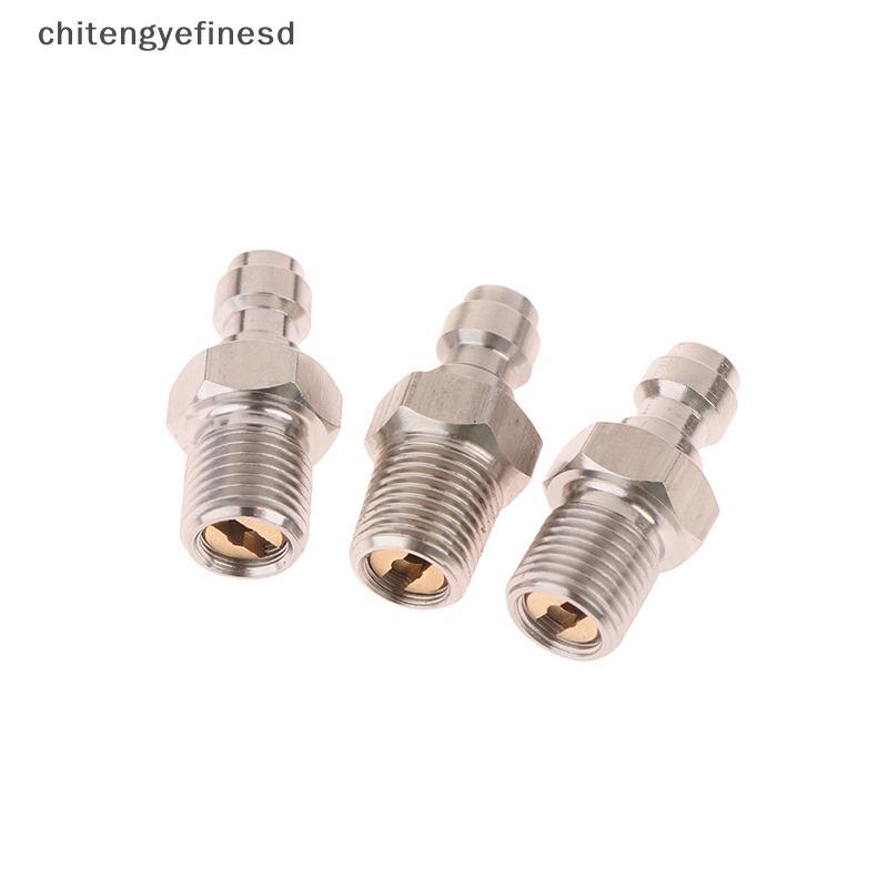 Chitengyefinesd 8MM ชายเกลียว Qui Connect วาล์วสําหรับปั๊มแรงดันสูง M10x1 1/8NPT 1/8BSPP GYE