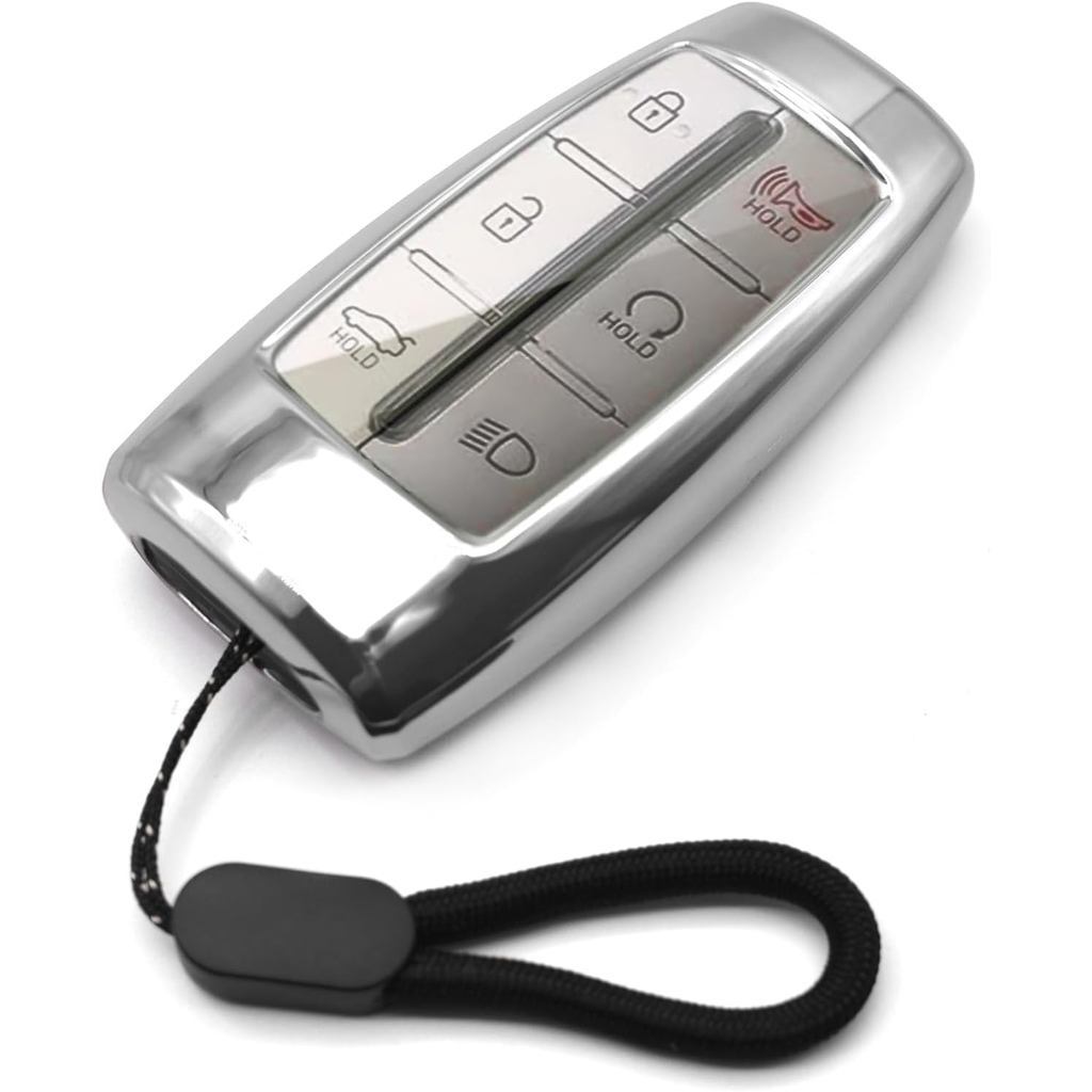 MECHCOS Fit สําหรับ Genesis G80 G70 GV80 GV70 Electrified G80 GV70 Key Fob ฝาครอบกรณีผู้ถือระยะไกลผิ