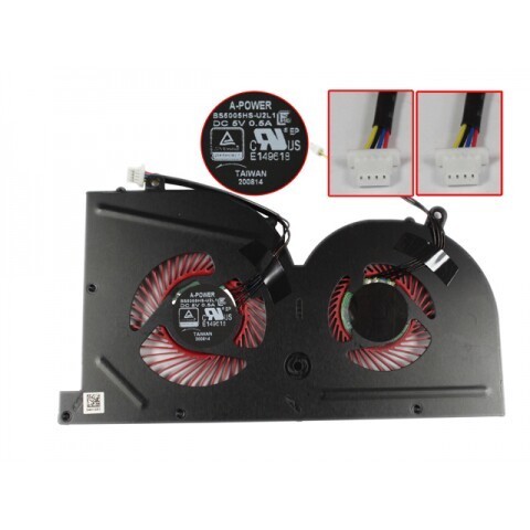 MSI GS63VR 6RF 7RF GS73VR MS-16K2 17B1 พัดลม GPU BS5005HS-U2L1
