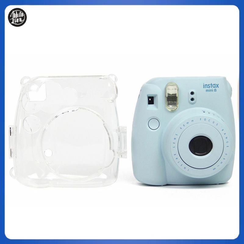 WL| Fujifilm Instax Mini 8/8+ 9 Film Instant Camera Clear Hard Case Bag Cover Shell New