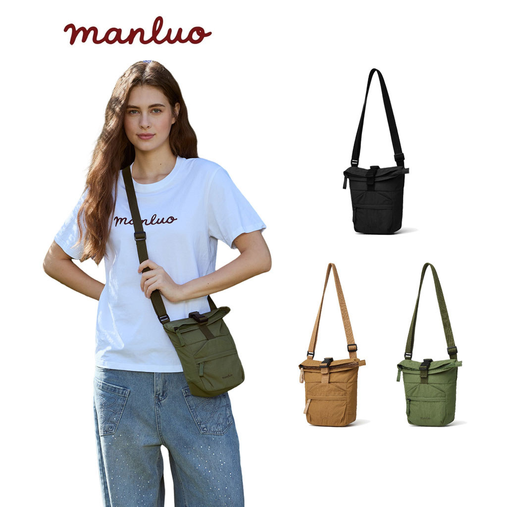 【Songkran】MANLUO messenger bag กระเป๋าสะพายข้างผู้หญิง กันน้ำ กระเป๋าผ้าแคนวาส ML042504004-14
