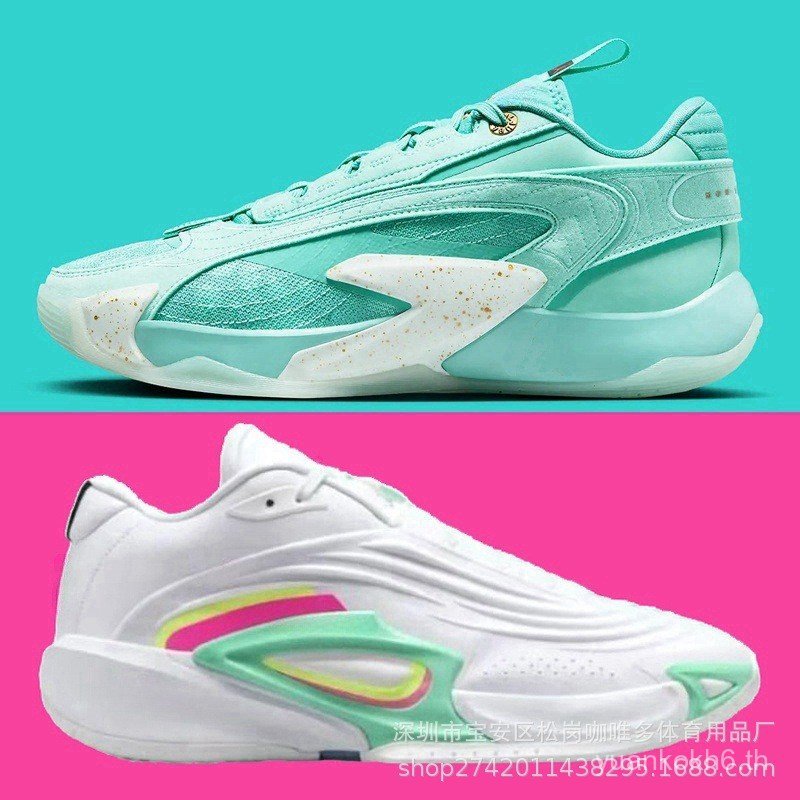 Pure Original Dongqiqi 3rd Generation Basketball Mens Shoes Luka Luka2 สีดําสีม่วง Low-Top Womens Br