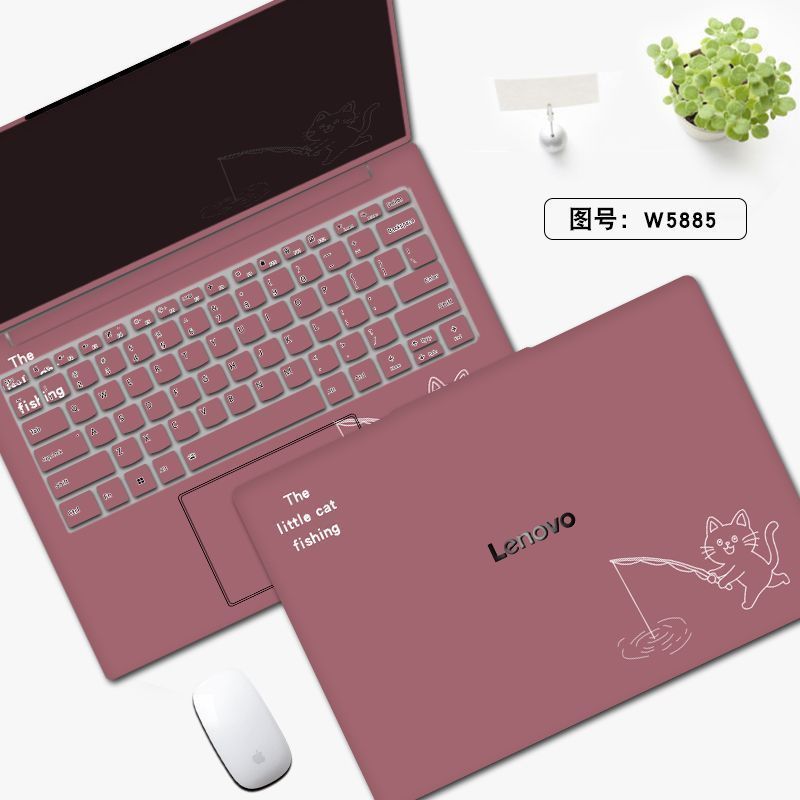 ใหม่สติกเกอร์คอมพิวเตอร์เรียบง่ายเหมาะสําหรับ 2025 Lenovo Shin-Chan air14 Notebook 15C Film Plus สติ